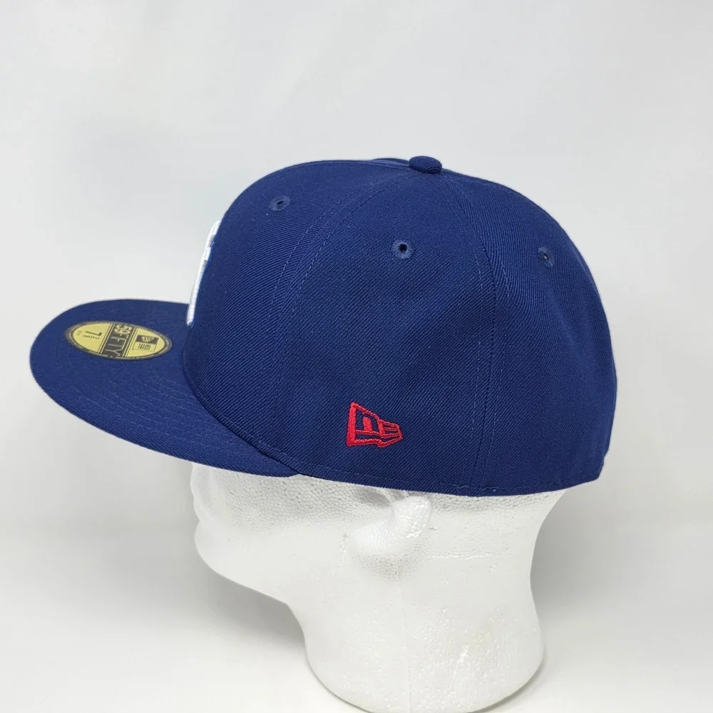 New Era 59fifty New York Yankees MLB Fitted Cap 7 3/8 Hat 1996 World Series Blue